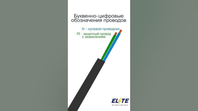 Буквенные обозначения проводов #электрик #электричество