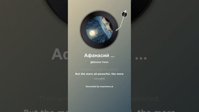 Афанасий Фет Есть ночи зимней блеск и сила ++++++