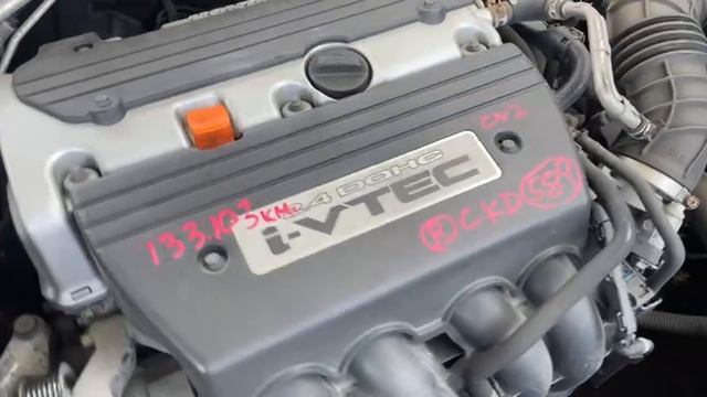 ДВС+КПП HONDA K24A, 2400 куб.см  № 2052524