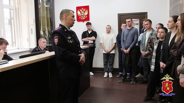 Студенты Владимирского стали гостями регионального Управления МВД России