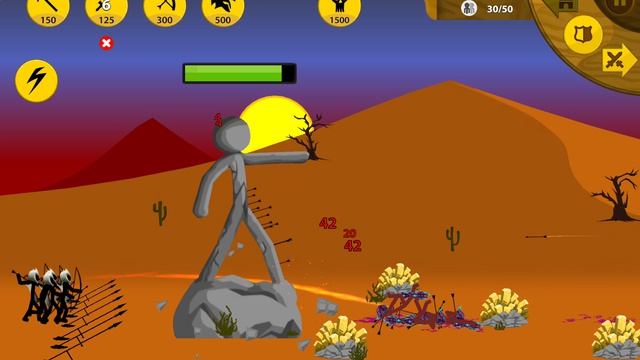 Stick War Legacy, миссия 86 ( Insane, без баффов, без скинов)