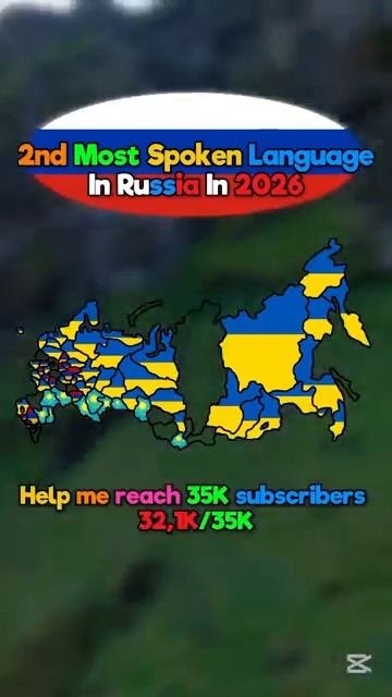 2nd Most Spoken Language In Russia In 2026 #europe #geoportal #map #mapping Q #mapguide #geography