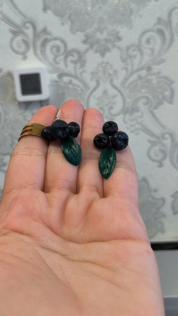 серьги чернички