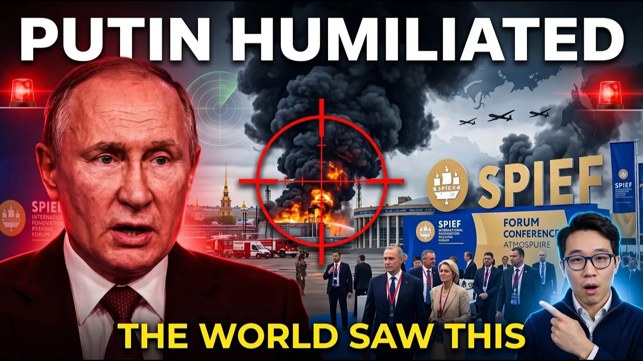 Drones Just HUMILIATED Putin… Russia’s Biggest Forum Turned Into DISASTER!