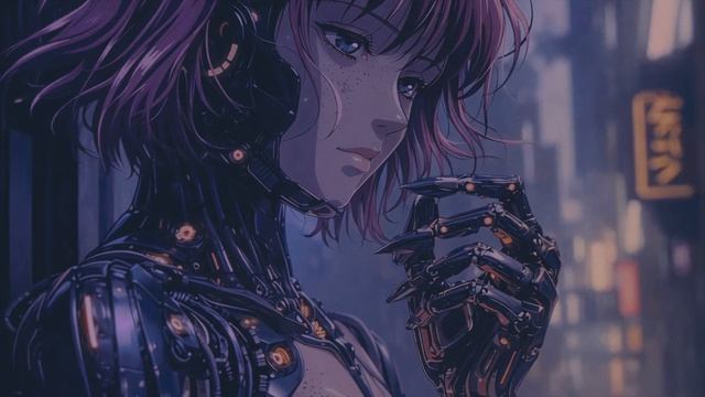 CYBERPUNK GIRL  SYNTHWAVE DREAMS IN MOTION