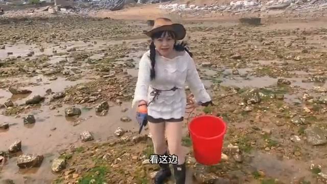 Сяочжан бросился к морю, чтобы подобрать ремни и поймать осьминога,
