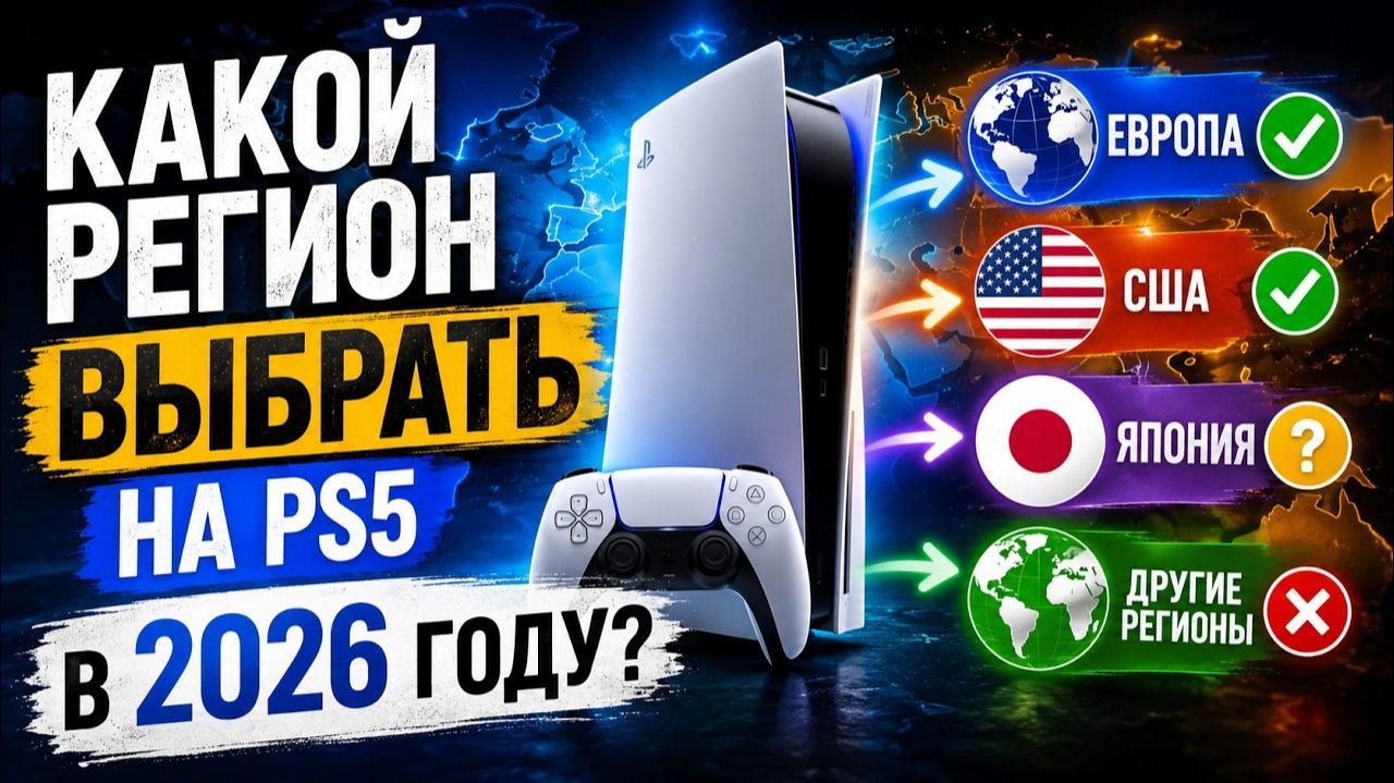 Какой регион выбрать на PS5 в 2026 — все регионы для подписки PS Plus на PlayStation 5