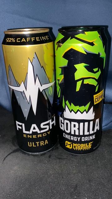 MOBILE LEGENDS BANG BANG GORILLA ENERGY VS FLASH UP ULTRA!СРАВНЕНИЕ ГОРИЛЛЫ ПРОТИВ ФЛЭШ АП УЛЬТРА!