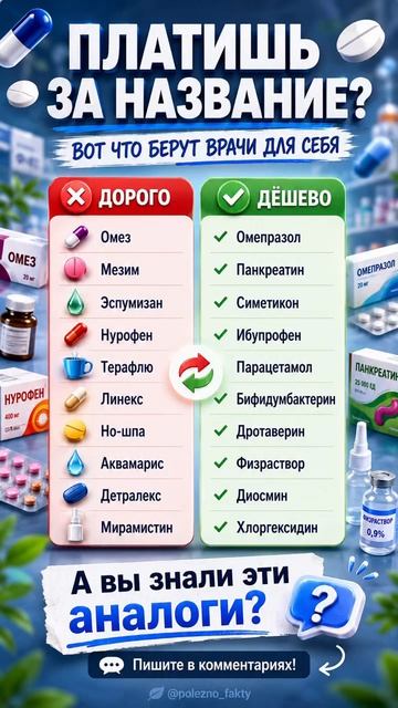 Что принимают врачи