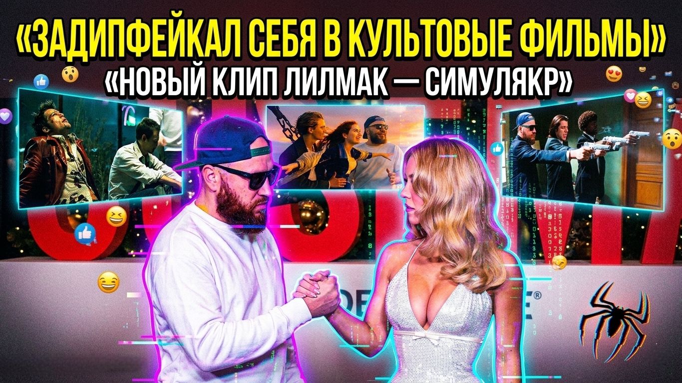 Я задипфейкал себя в «Бойцовский клуб» и к Сидни Суини... | Lilmac — СИМУЛЯКР 4K 2026