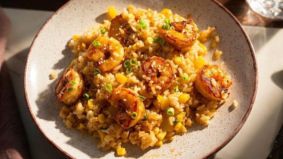 Рис с креветками за 15 минут: просто, быстро и очень вкусно