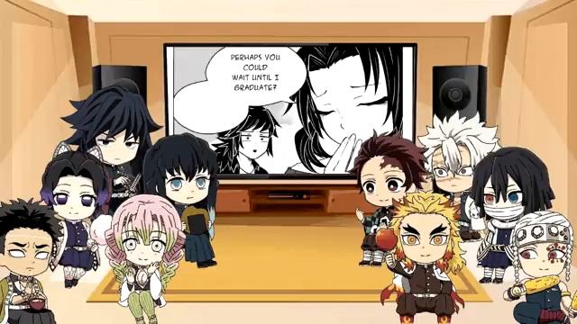 Hashiras React To Giyu X Shinobu (Giyushino) Ship Like & Date Comic Dub - Demon Slayer