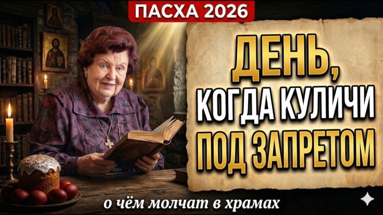 НИКОГДА НЕ ПЕКИТЕ КУЛИЧИ В ЭТОТ ДЕНЬ! БЕХТЕРЕВА ПРЕДУПРЕДИЛА ВСЕХ