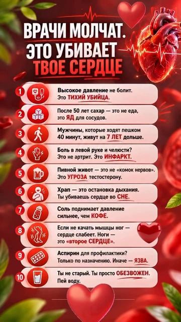 Что убивает сердце