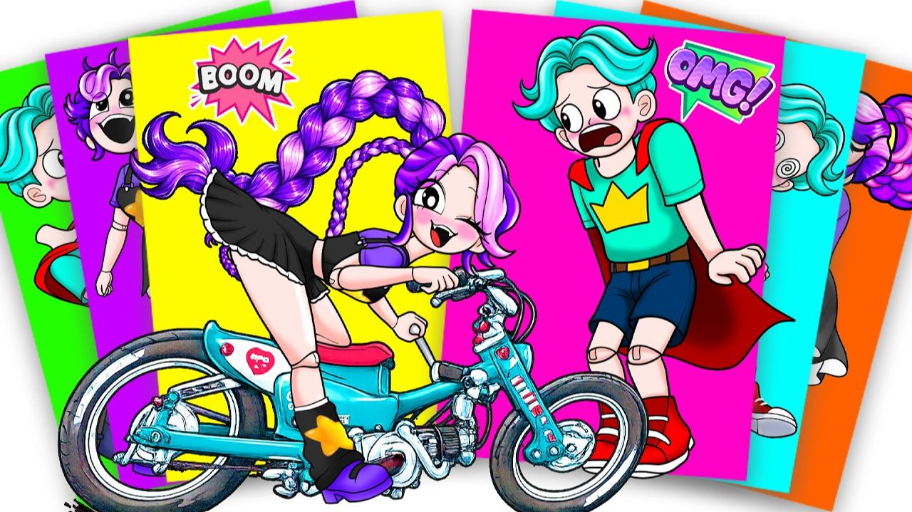 РОРИ ЗНАКОМИТСЯ С ЛИЛИ ЛАВБРЕЙДС В РЕАЛЬНОЙ ЖИЗНИ - Poppy Playtime 5 | Стикер БУК DIY