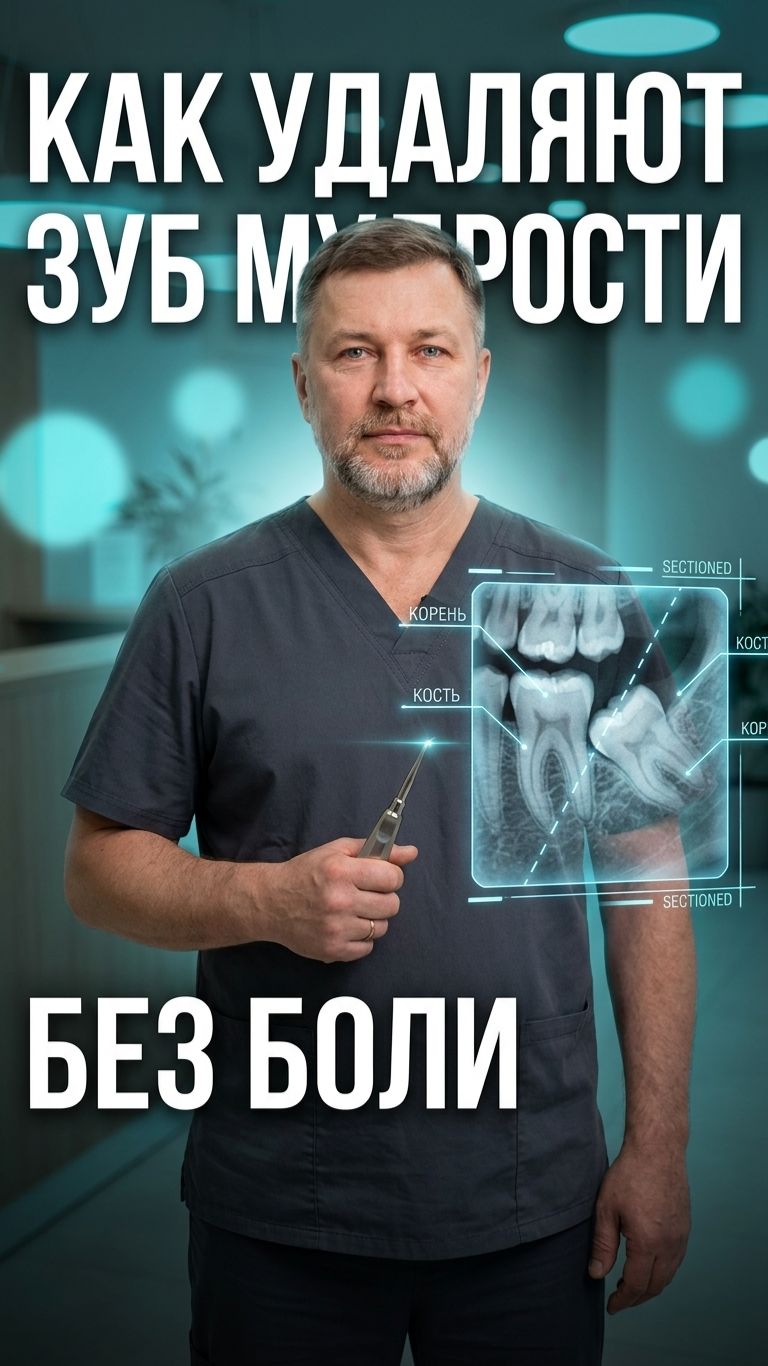🦷 Удаление зуба мудрости: что происходит за кулисами кабинета