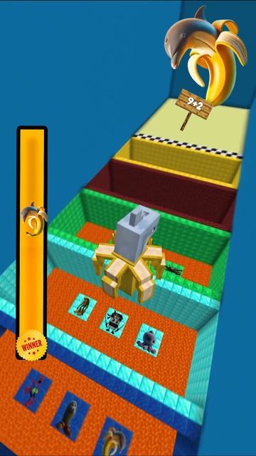 Correct Hole Jump Leads To GUGU GAGA🐧😱 #minecraft #gugugaga
