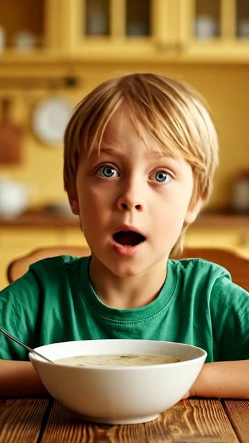 Почему папа ЛЫСЫЙ?  Сын загнал маму в тупик! #shorts