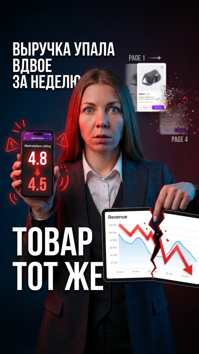📉 Рейтинг Ozon падает не из-за товара: что происходит на самом деле