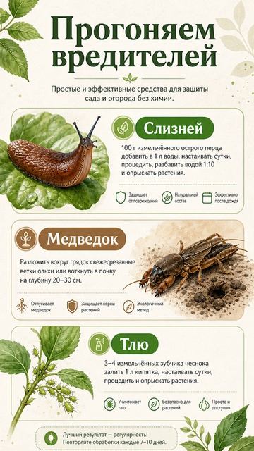 Прогоняем вредителей с дачи навсегда