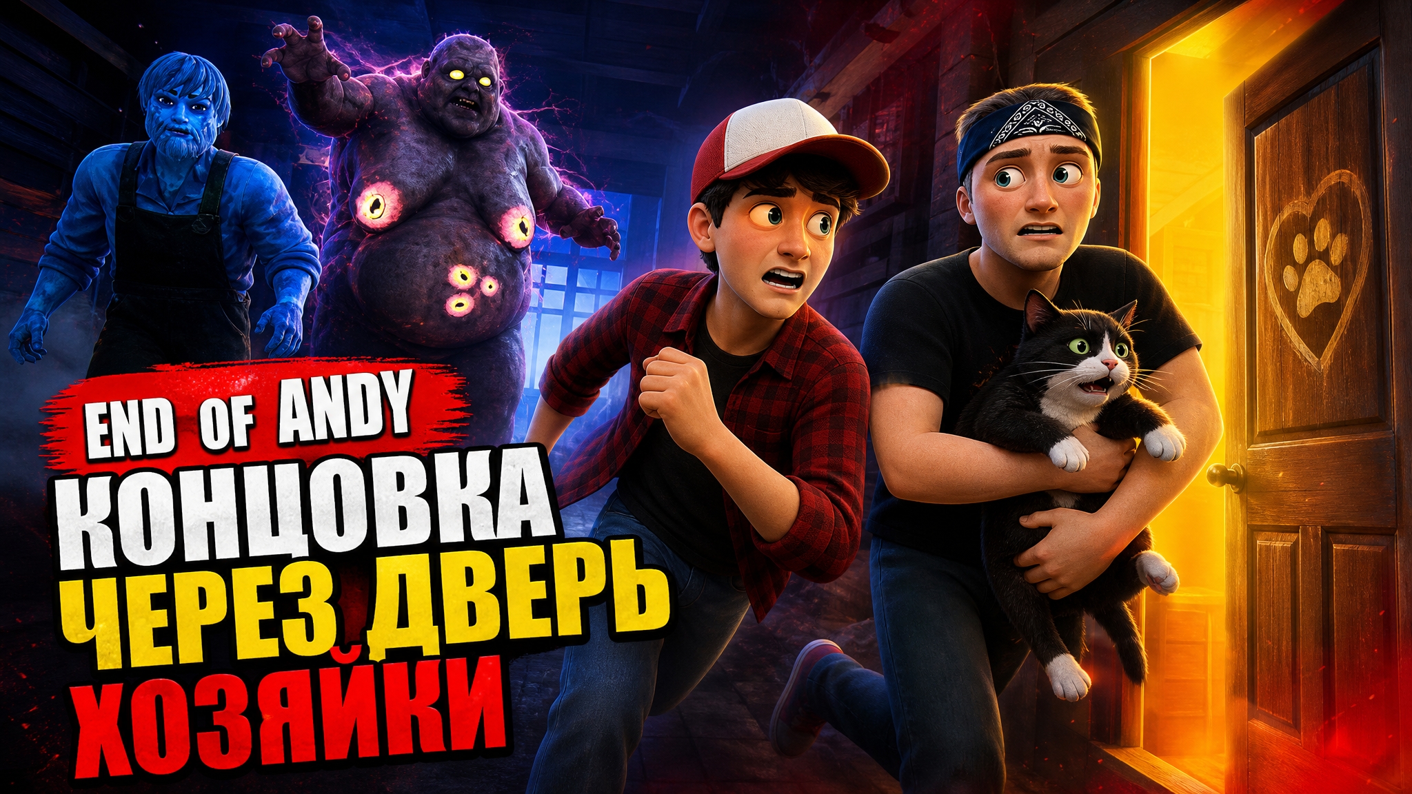 ⚡ РЕЛИЗ! ПРОХОЖДЕНИЕ ЧЕРЕЗ ПОРТАЛ ХОЗЯЙКИ ➣ Конец Энди: Проклятое поместье