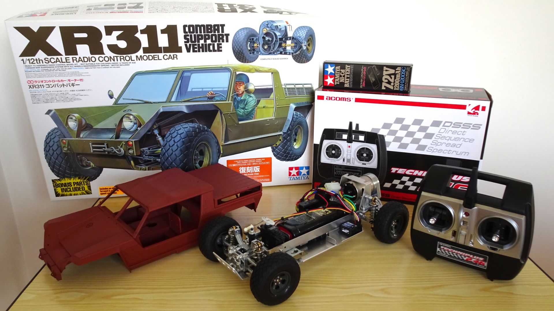 Tamiya XR311 RC Car - Kit Build & Metal Chassis Customisation