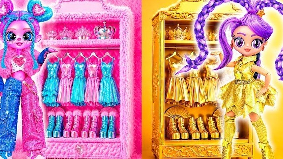 Золотой Дом для Лили ЛавБрейд и Пушистый Дом для Лали! DIY  для Кукол