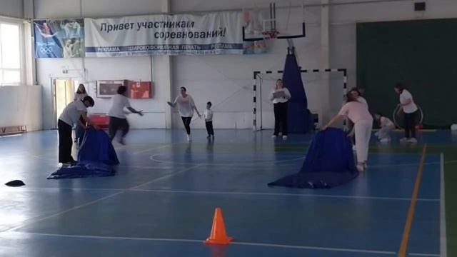 Спортивная зарядка. Семья Коробкиных, Детский сад №5 