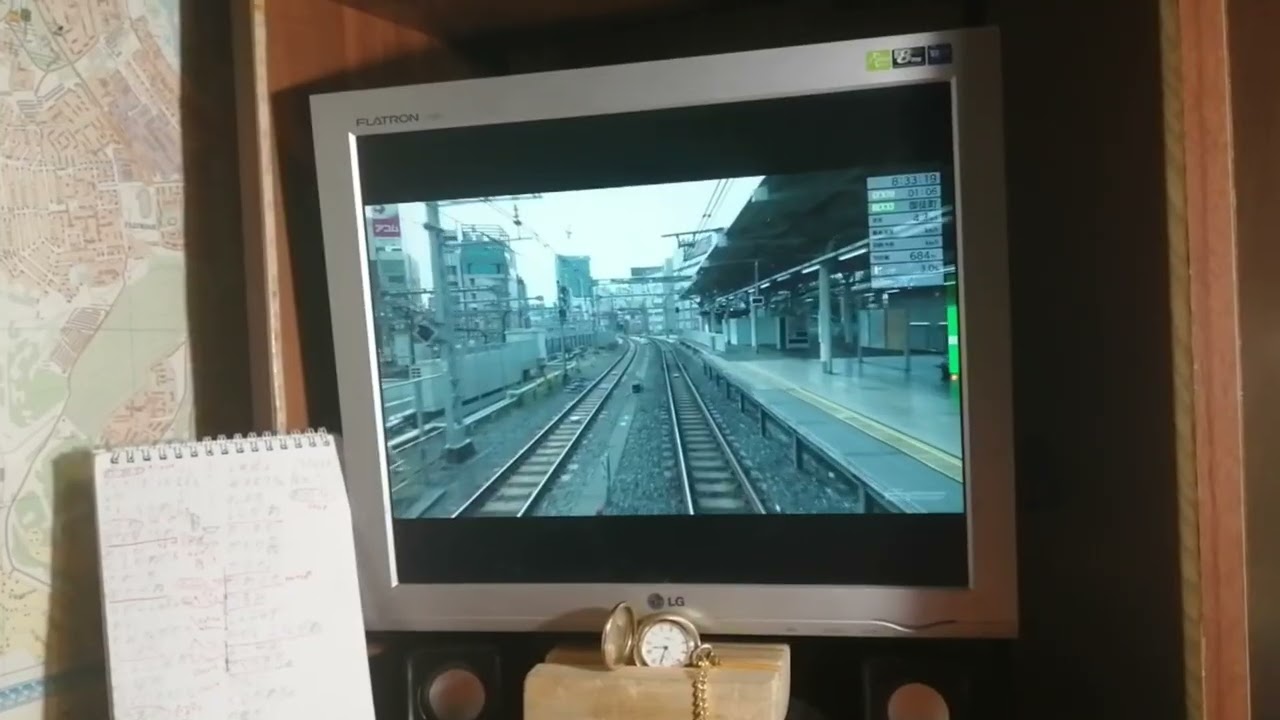 Испытание игрового контроллера машиниста для игры JR East Train Simulator