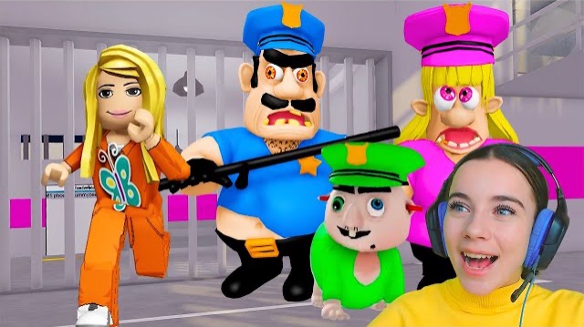 ПОБЕГ ОТ ПОЛИЦЕЙСКОЙ СЕМЬИ БРУНО в ROBLOX!
