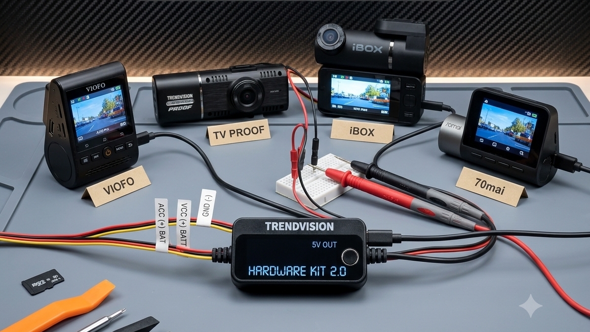 Реальный тест TrendVision HardWare Kit 2.0 (Pro Edition) на видеорегистраторах разных брендов