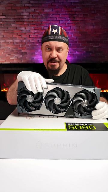 MSI RTX 5090 32G SUPRIM SOC Распаковка и Обзор