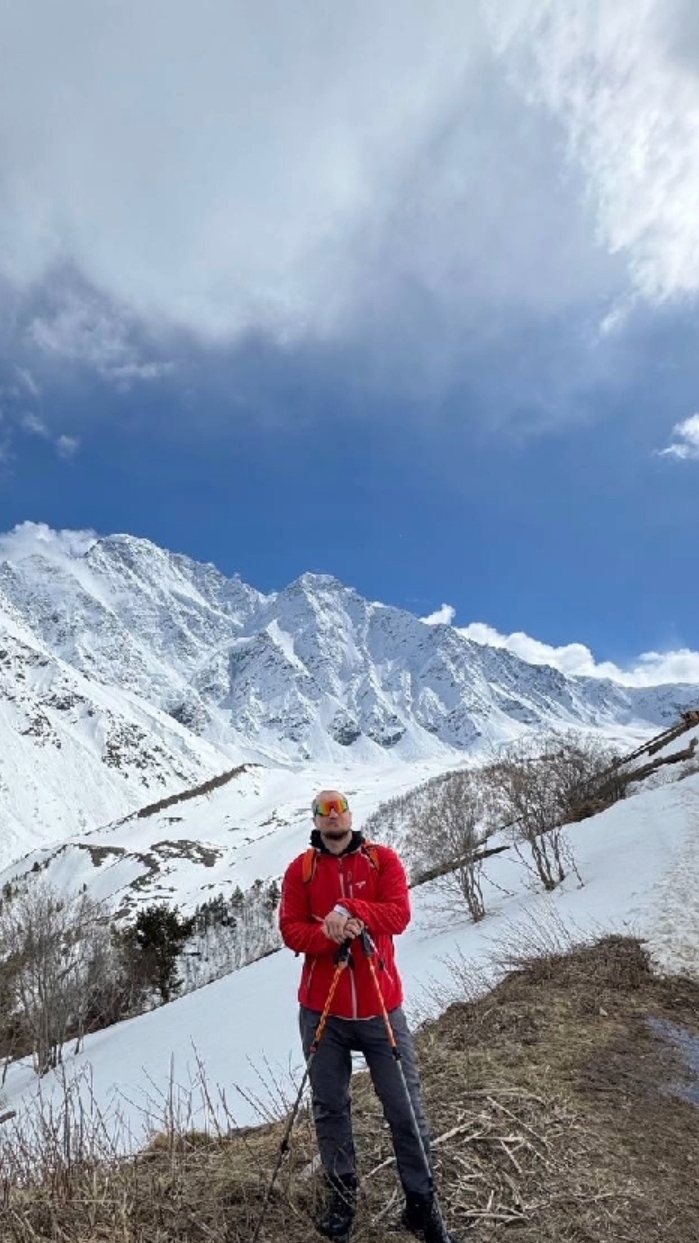 Эльбрус🏔 где небо целует снежные вершины в фотографиях❤️🔥#Эльбрус #путешествие #май #горы