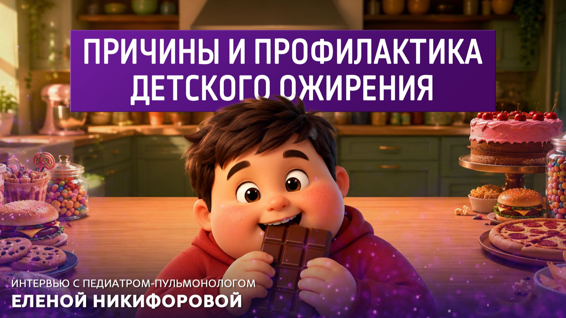 Причины и профилактика детского ожирения. Интервью с педиатром-пульмонологом Еленой Никифоровой