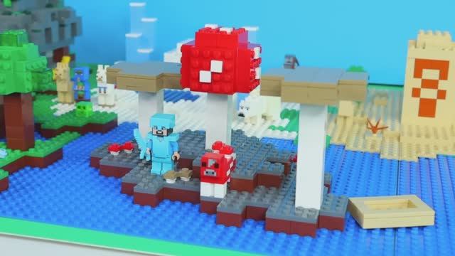 Я построил МИР LEGO MINECRAFT...