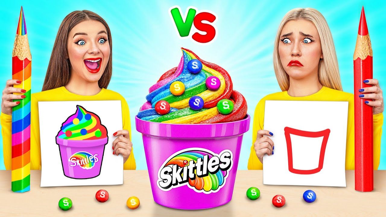Кто Лучше Нарисует Предмет, Получит Его # Лайфхаки для Родителей от Jelly DO Challenge