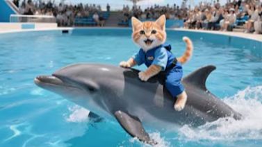#GINGER'S DAILY MEOW - РЫЖИЙ МЕЧТАЛ СТАТЬ ТРЕНЕРОМ ПО ПЛАВАНИЮ, ПОЭТОМУ МАМА ПРОДАЛА СВОЁ КОЛЬЦО