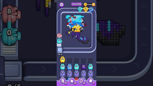 Прохождение 999 уровня Pixel Flow