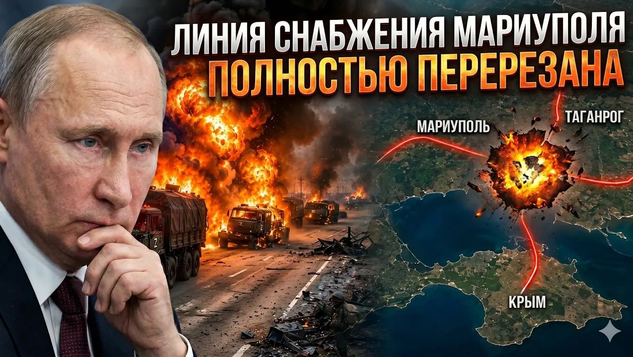 Украина уничтожает логистику России и превращает Мариуполь в смертельную ловушку?