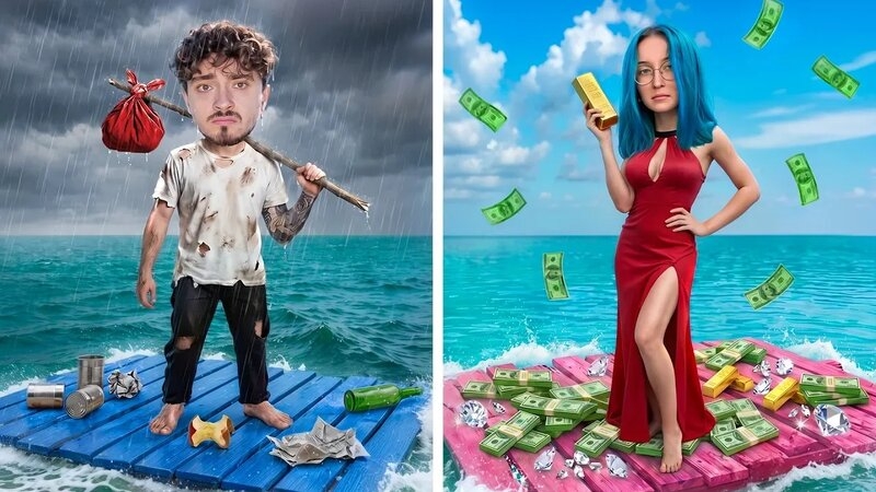 ЭДИСОН -ПЛОТ ДЛЯ БЕДНЫХ VS ПЛОТ ДЛЯ БОГАТЫХ В МАЙНКРАФТ!