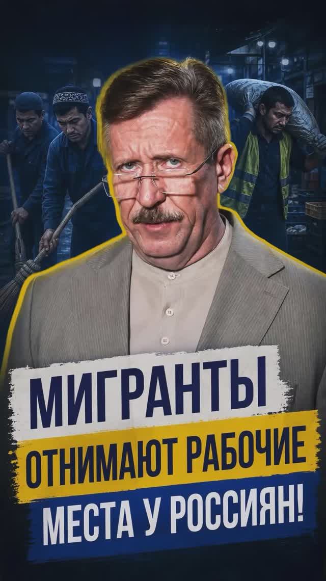 МИГРАНТЫ ОТНИМАЮТ РАБОЧИЕ МЕСТА У РОССИЯН!  #лдпр #мигранты