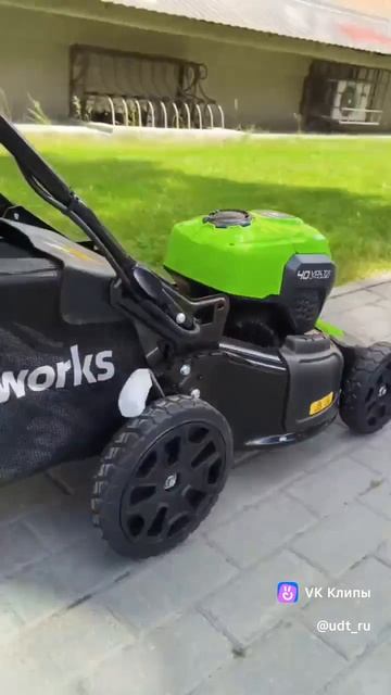 Аккумуляторная газонокосилка GreenWorks 🔥🔥🔥