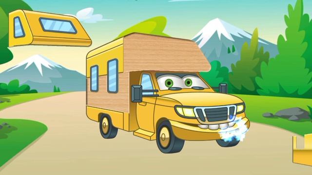 Детский развивающий мультфильм, пазлы, головоломка