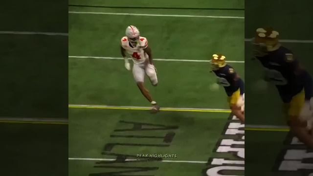 Jeremiah Smith Has So Much POTENTIAL  #collegefootball #jeremiahsmith #viral #edit