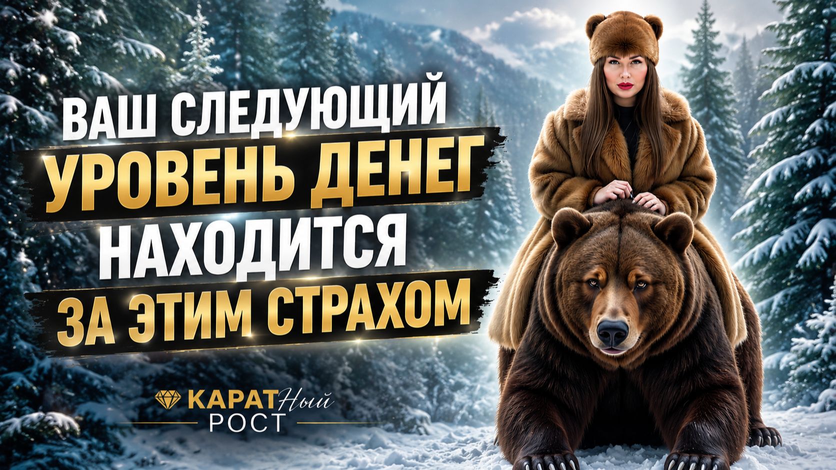 Ваш следующий уровень денег находится за этим страхом. КАРАТНый РОСТ