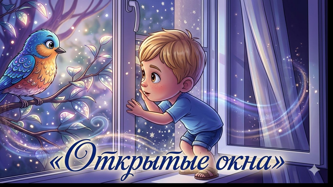 ⚠️🪟 ОТКРЫТЫЕ ОКНА: СКРЫТАЯ УГРОЗА ЛЕТА! 🌞🚫