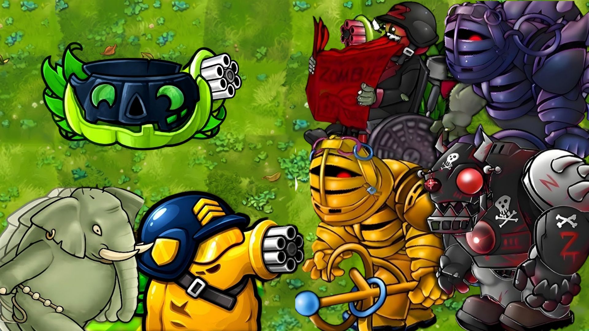Растения против Зомби PVZ Fusion 3.6 Слон