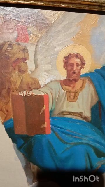 Евангелист Марк. Карл Брюллов. Эскиз фигуры росписи Исаакиевского собора.