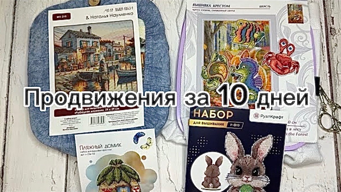 Продвижения за 10 дней / Вышивка крестом🪡