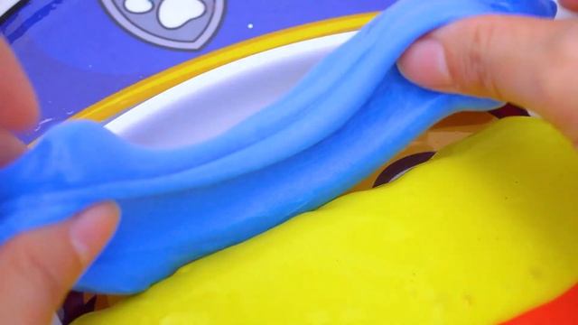 Залипательный ASMR ☆ Щенячий Патруль в ванне из пены, шариков, слайма😍